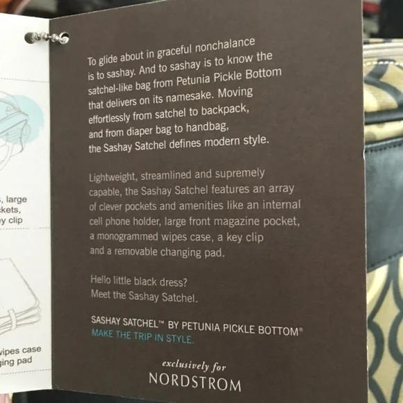 PETUNIA PICKLE BOTTOM Sashay Satchel Diaper Bag - Picture 5 of 10